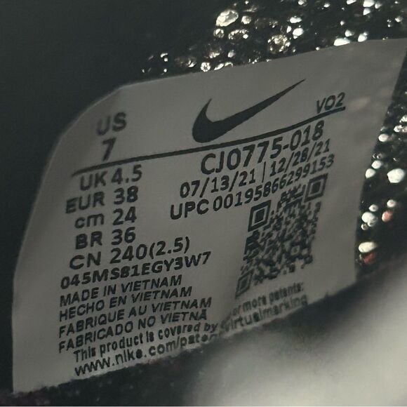 Nike SuperRep Cycle Indoor Cycling Shoes Orange Black Size 7 CJ0775-018 - Picture 8 of 8